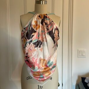 Do you dare to wear this ultra sexy one of a kind silk scarf halter